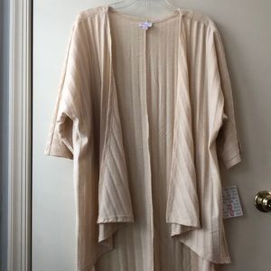 Lularoe Lindsay cream-colored, light sweater